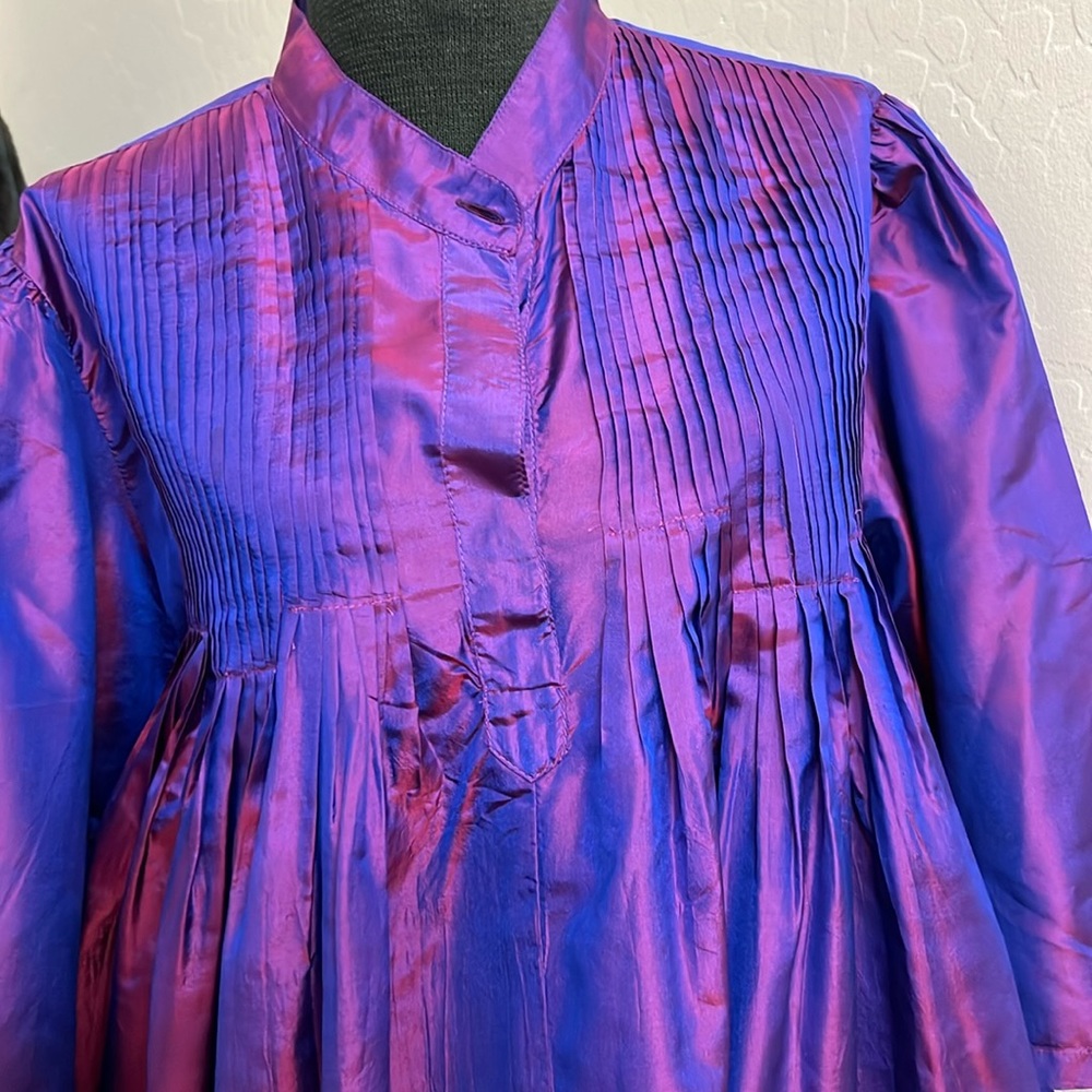 Anu by Natural Shantung silk top